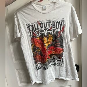Fall Out Boy Save rock and roll band tee band t shirt tshirt merch